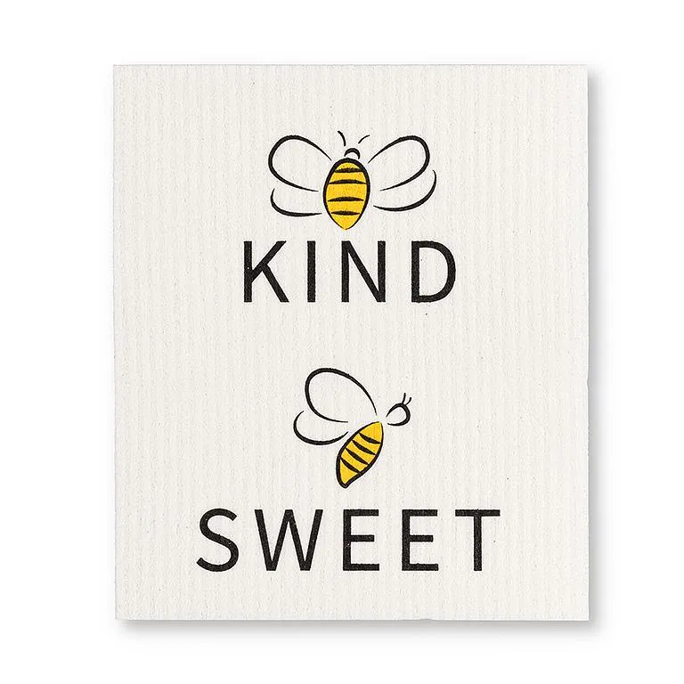 Bee Loved Swedish Dish Cloths - Set of 2
