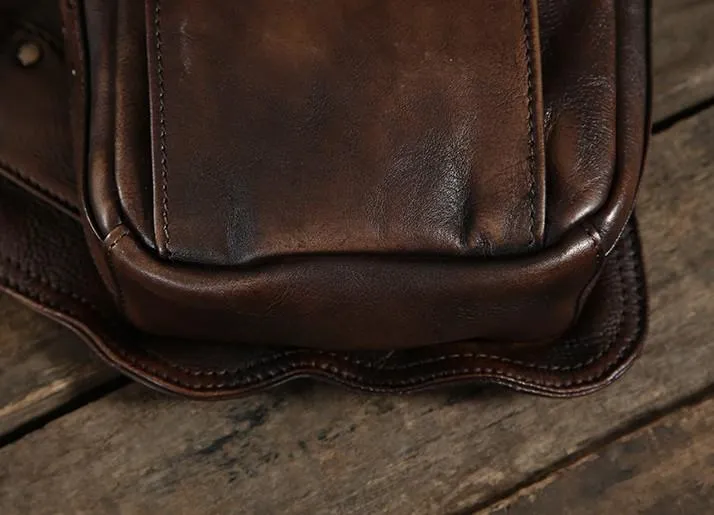 Best Sling Bag for Men Leather Chest Bag for Men Cool Sling Bag Small Sling Bag