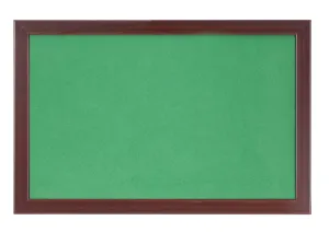 Bi-Office Earth-It Green Felt Noticeboard Cherry Wood Frame 1200x900mm - FB1444653