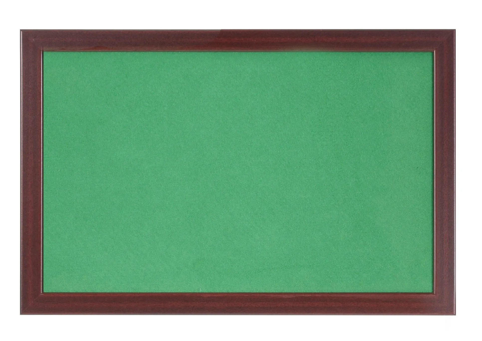 Bi-Office Earth-It Green Felt Noticeboard Cherry Wood Frame 1200x900mm - FB1444653