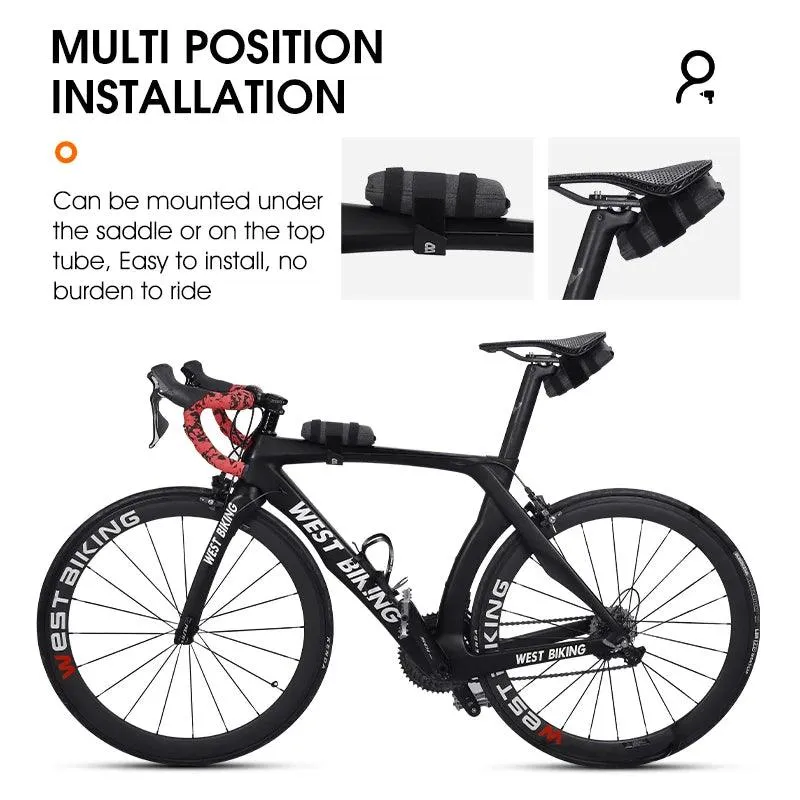 Bike Saddle Bag Cycling Saddle Tool Roll Bag under Seat Pouch Cycling Pack Bike Accessory for Bicycle Bike