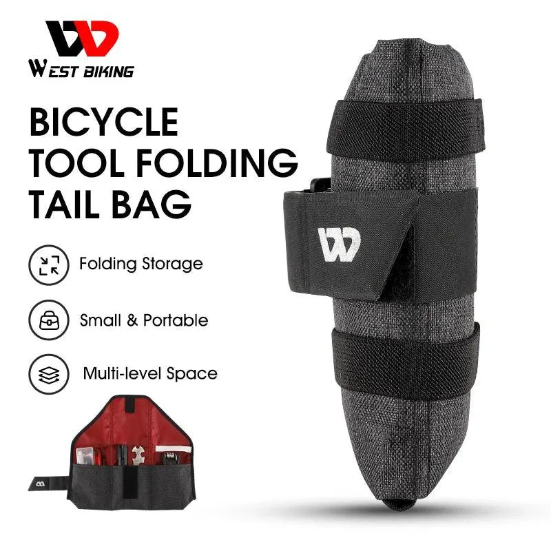 Bike Saddle Bag Cycling Saddle Tool Roll Bag under Seat Pouch Cycling Pack Bike Accessory for Bicycle Bike