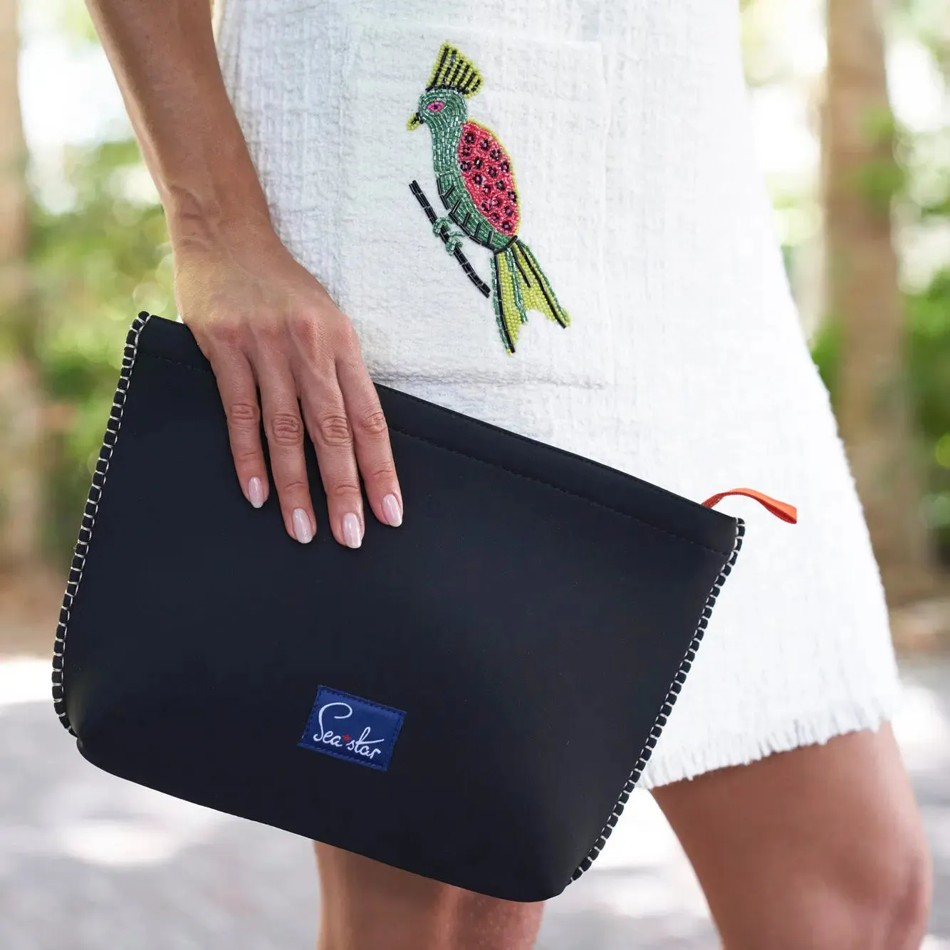 BLACK -  LARGE SKIPPER POUCH