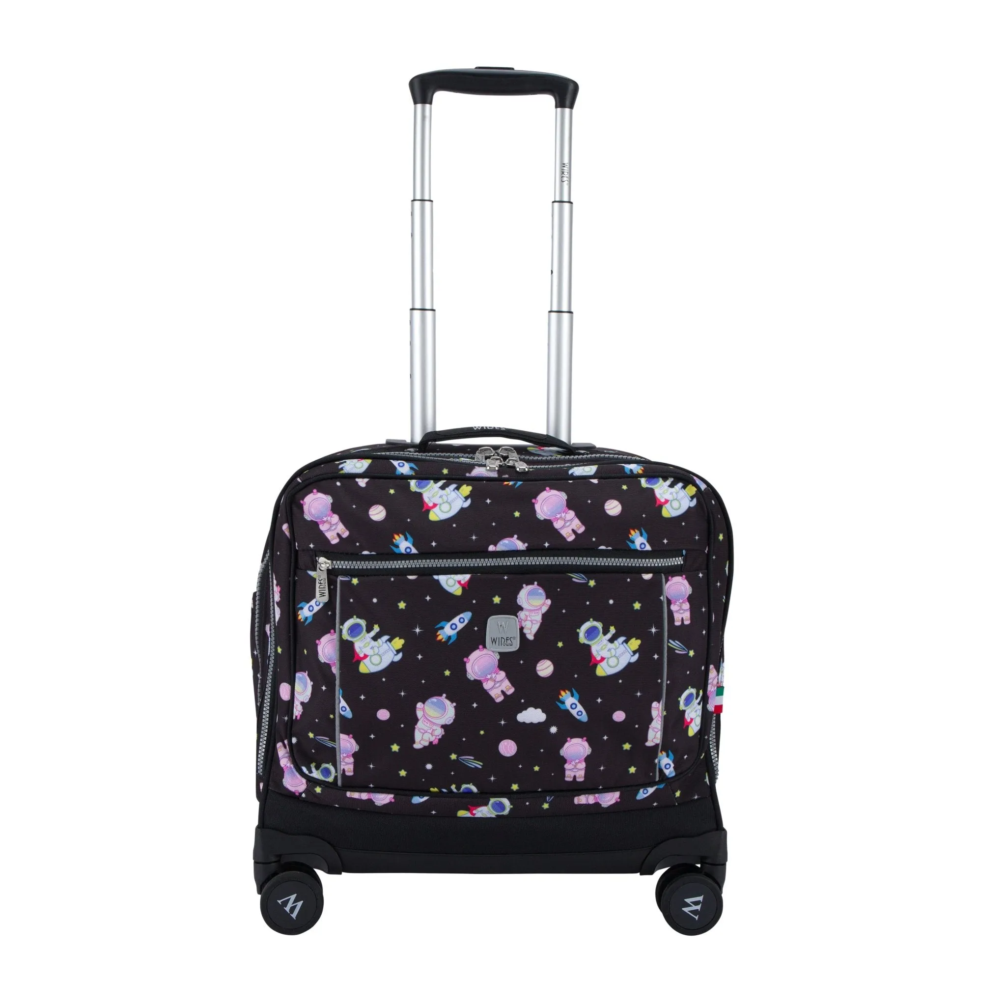 Black Space School Bag Trolley Set of 4(Lunch Bag & Pencil Case) Lunch Box