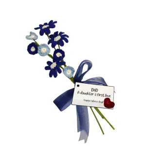 Blue daisies Handmade Crochet