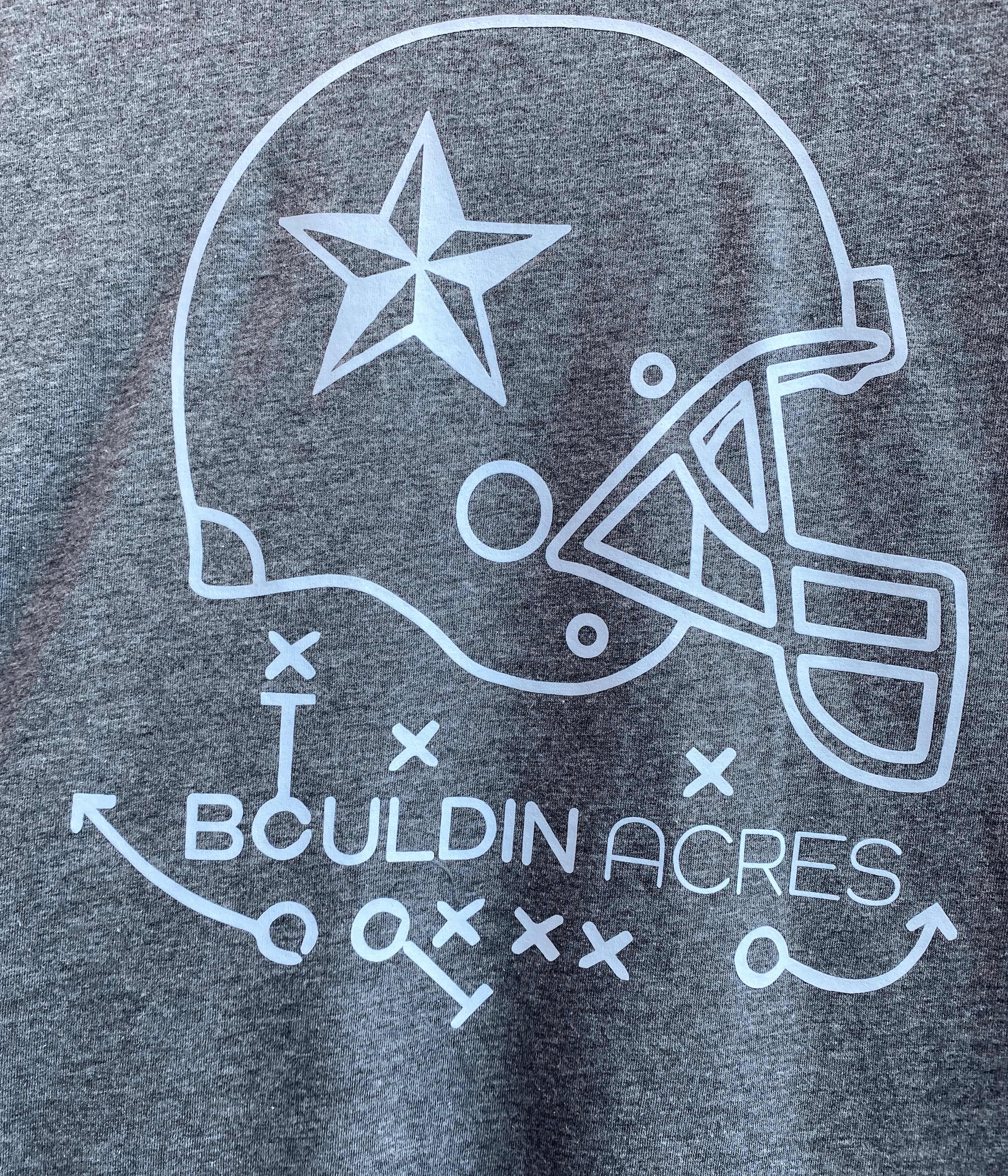 Bouldin Acres Unisex Jersey Short Sleeve Football Helmet Tee