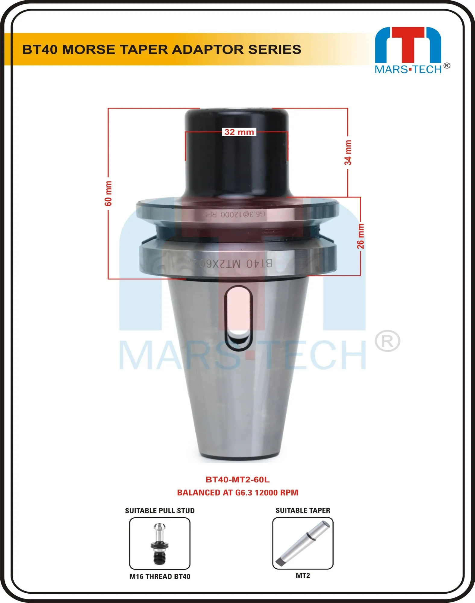 BT40Morse taper holder MT1 MT2 MT3 MT4