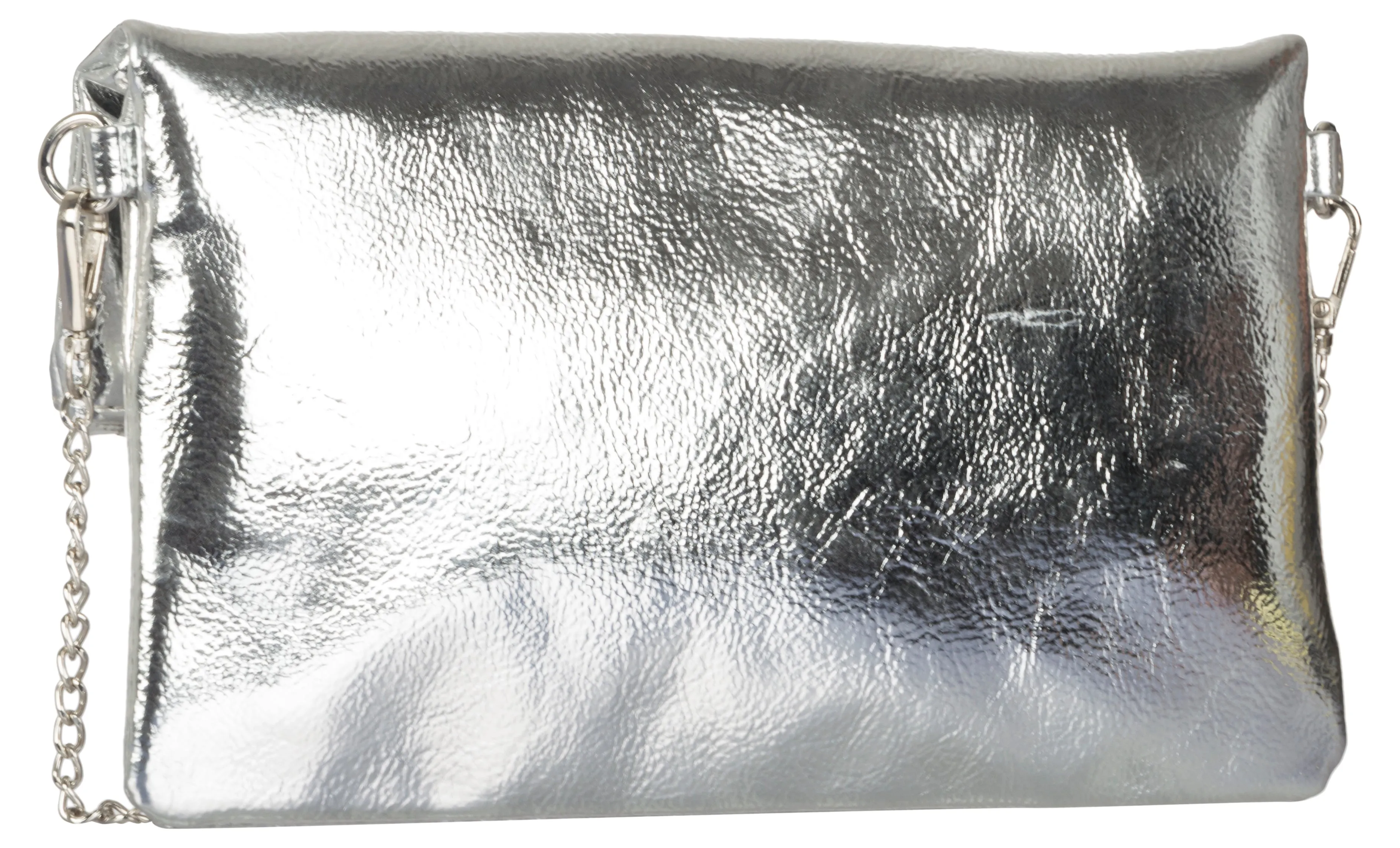 Bulchee Silver Sling Bag - THBPE93428.05-18