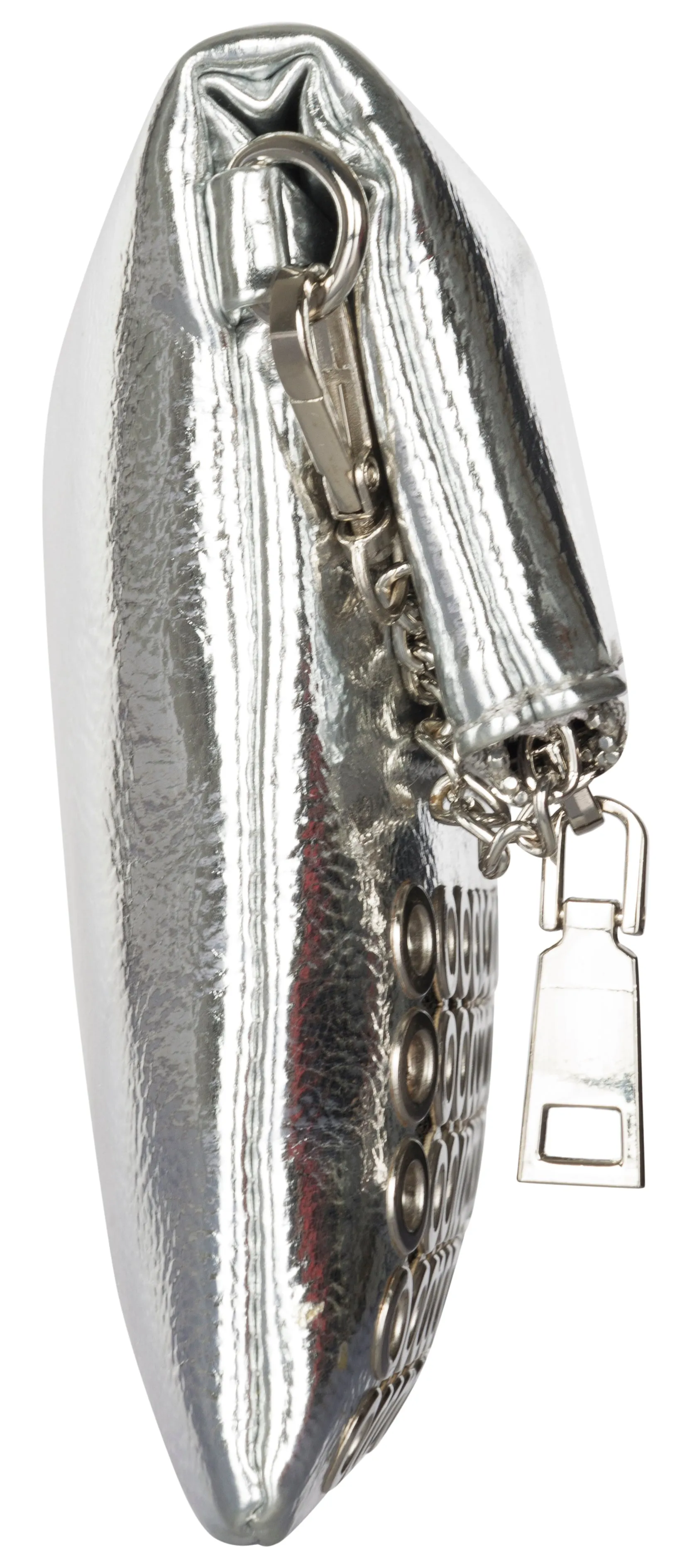 Bulchee Silver Sling Bag - THBPE93428.05-18