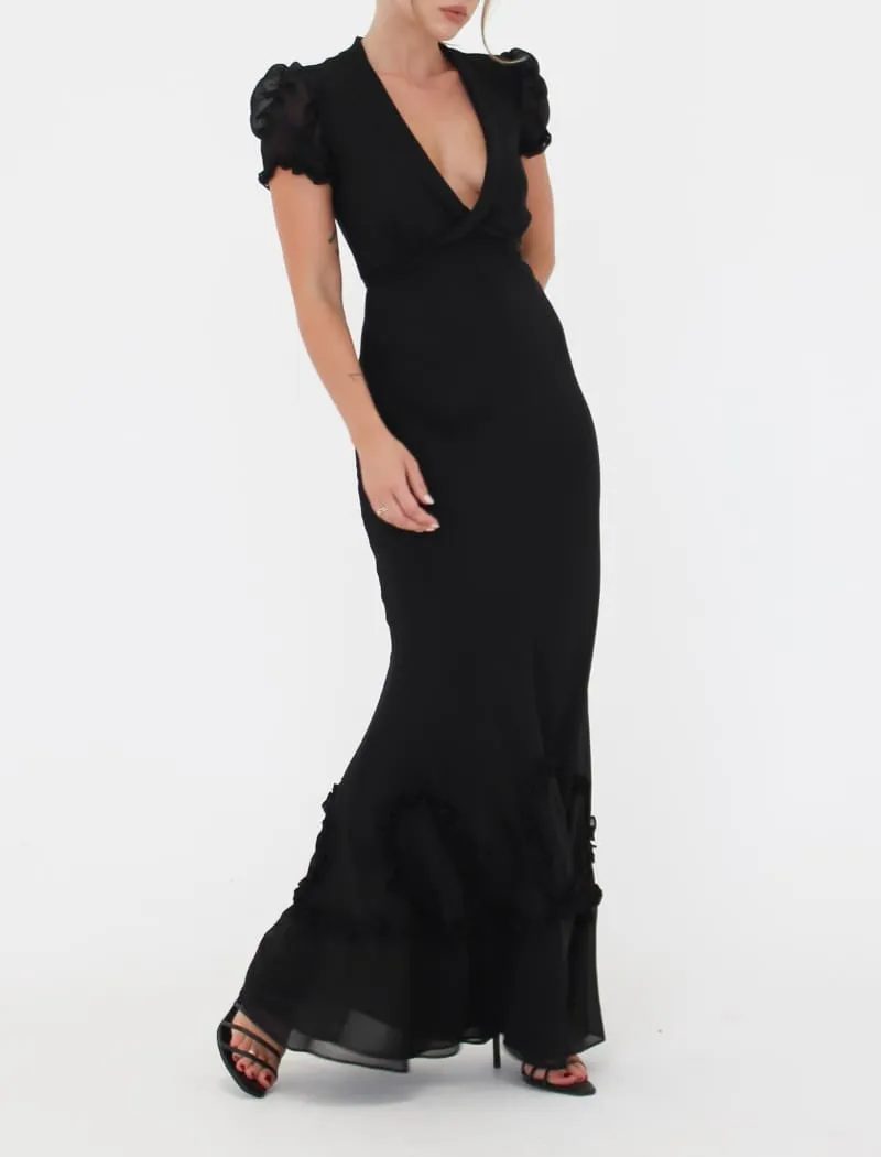 Buona Sera Maxi Dress | Black