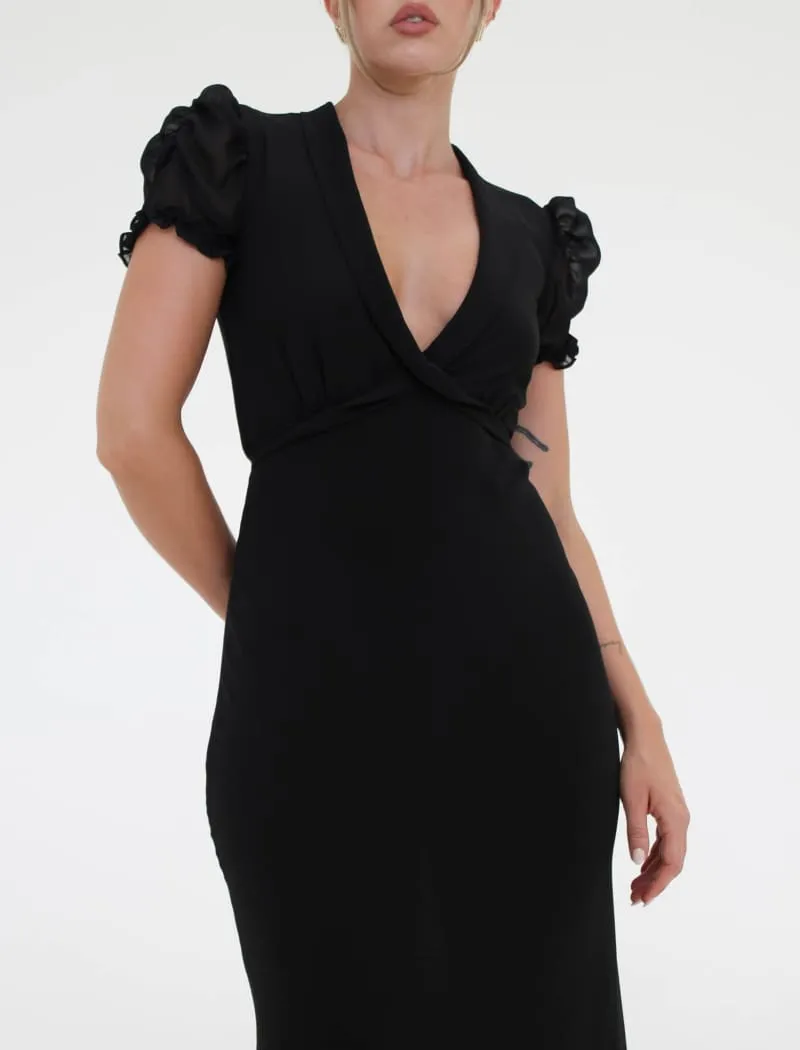 Buona Sera Maxi Dress | Black