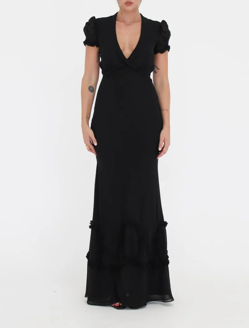 Buona Sera Maxi Dress | Black
