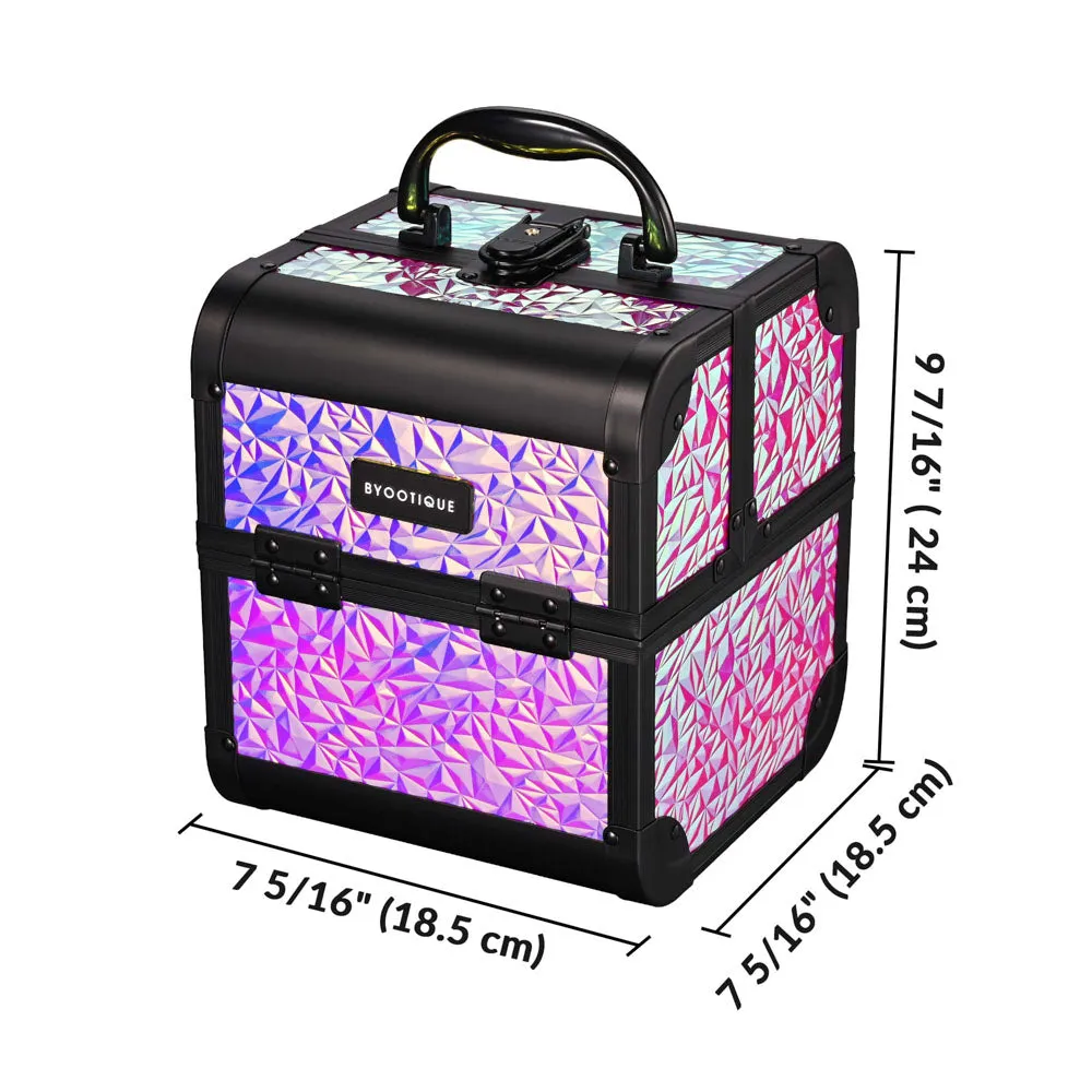Byootique Mermaid Pink Makeup Case Vanity Cosmetic Organizer