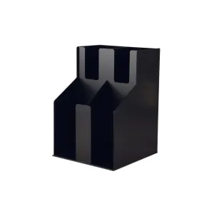 CAC China ACO2-2A 2-Tier Black Cup/Lid Organizer 2-Stack