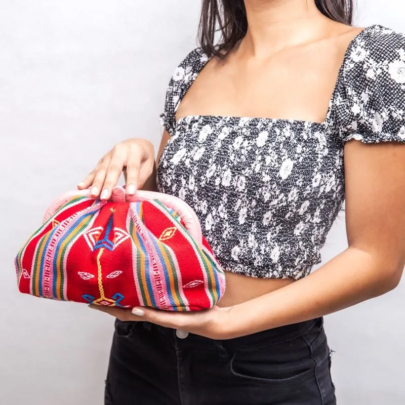 CANTIK SNAP BAG | RED STRIPE