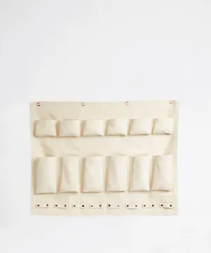 Canvas Half-Wall Komono Organizer