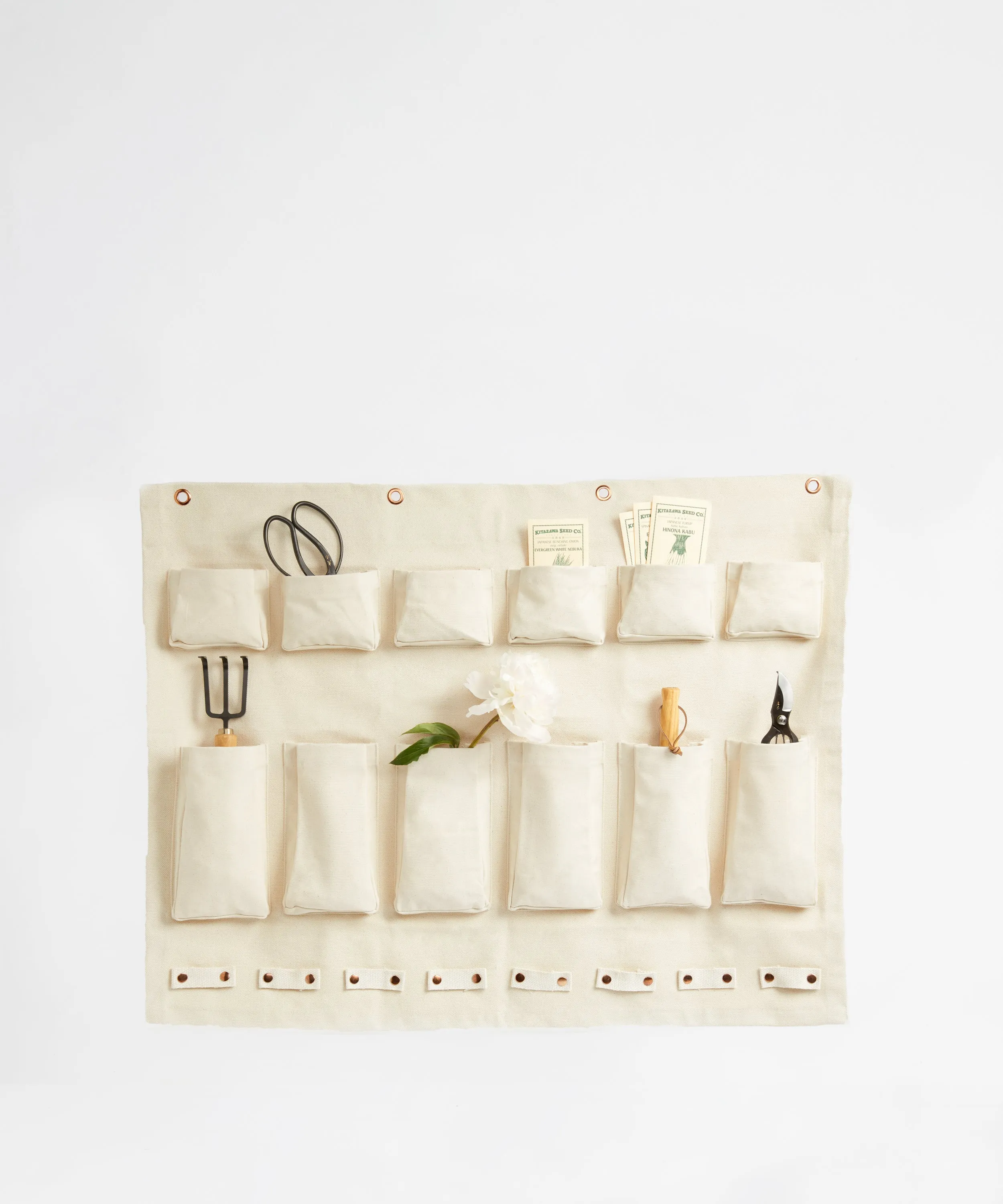 Canvas Half-Wall Komono Organizer