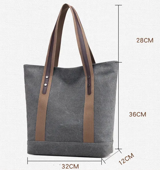 Canvas Tote Hand Bag