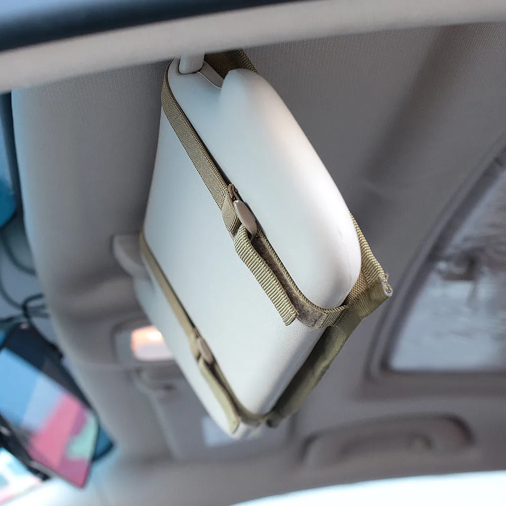Car Organizer Sun Visor Holder Pouch Sunshade Receiving Bag