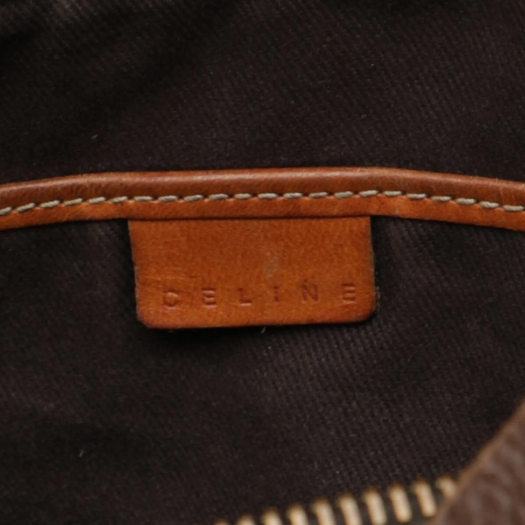 Celine Macadam Leather Pouchette