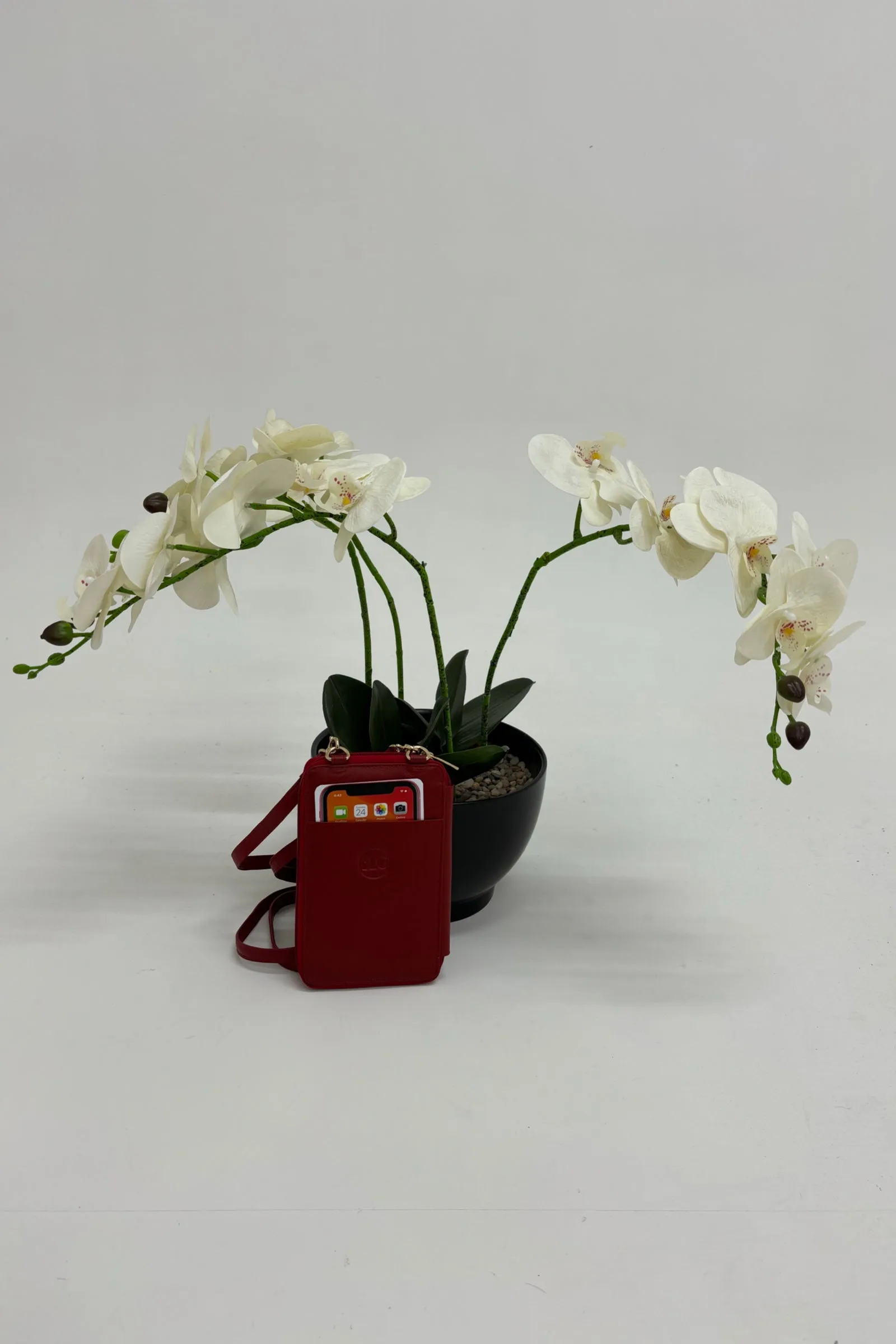 Cell Phone Cross Body Bag Red