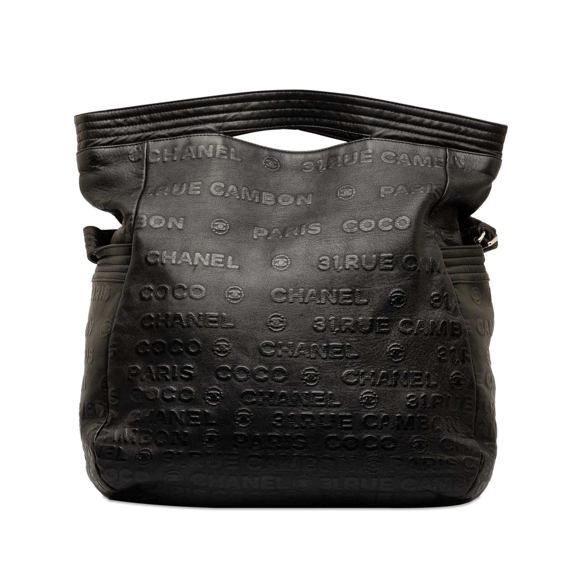 Chanel 31 Rue Cambon Embossed Leather Satchel (SHG-nBv17W)