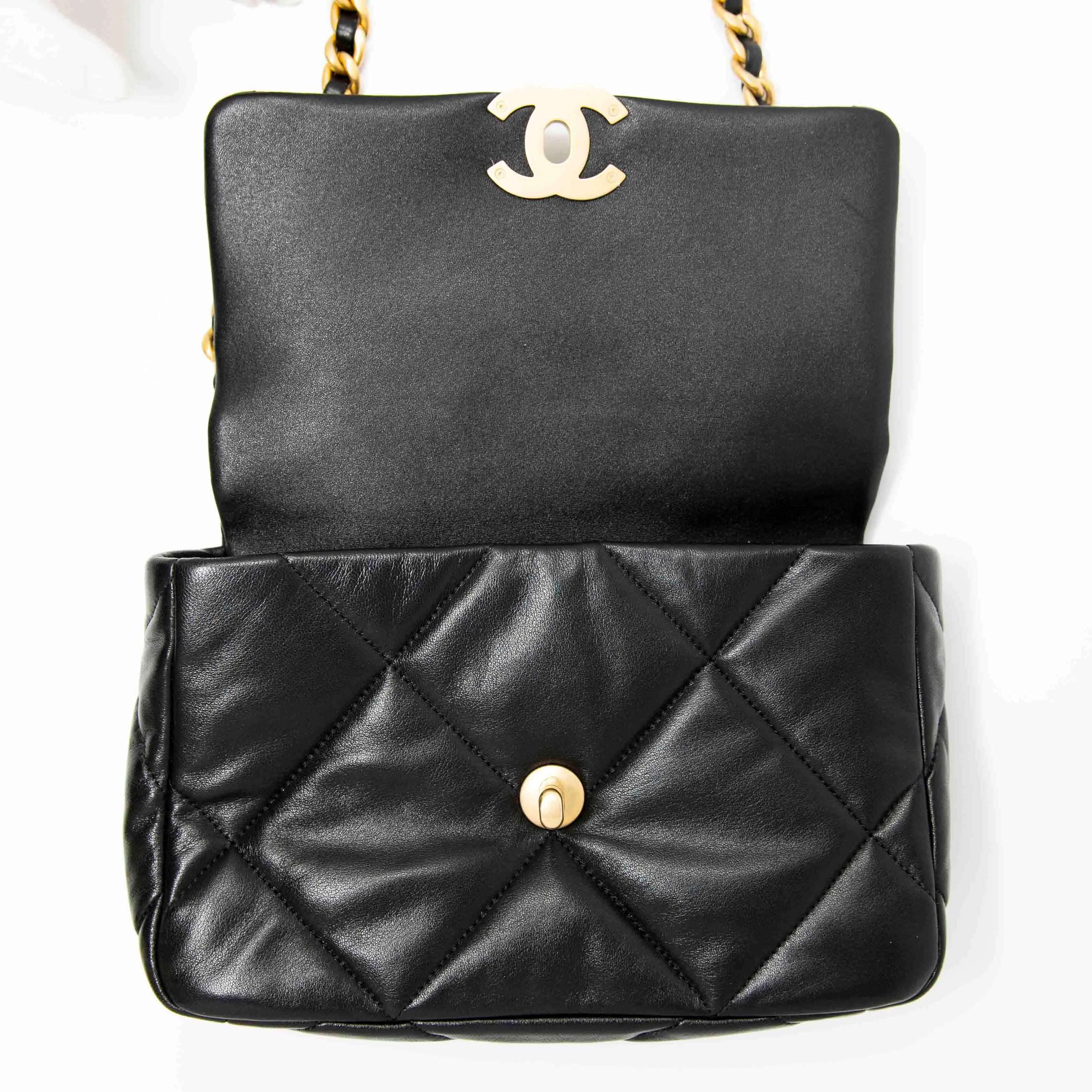 Chanel Black Small 19 Flap