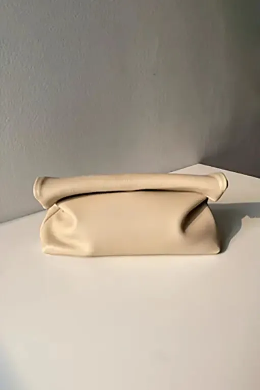 Chic Designer Leather Clutch Bag