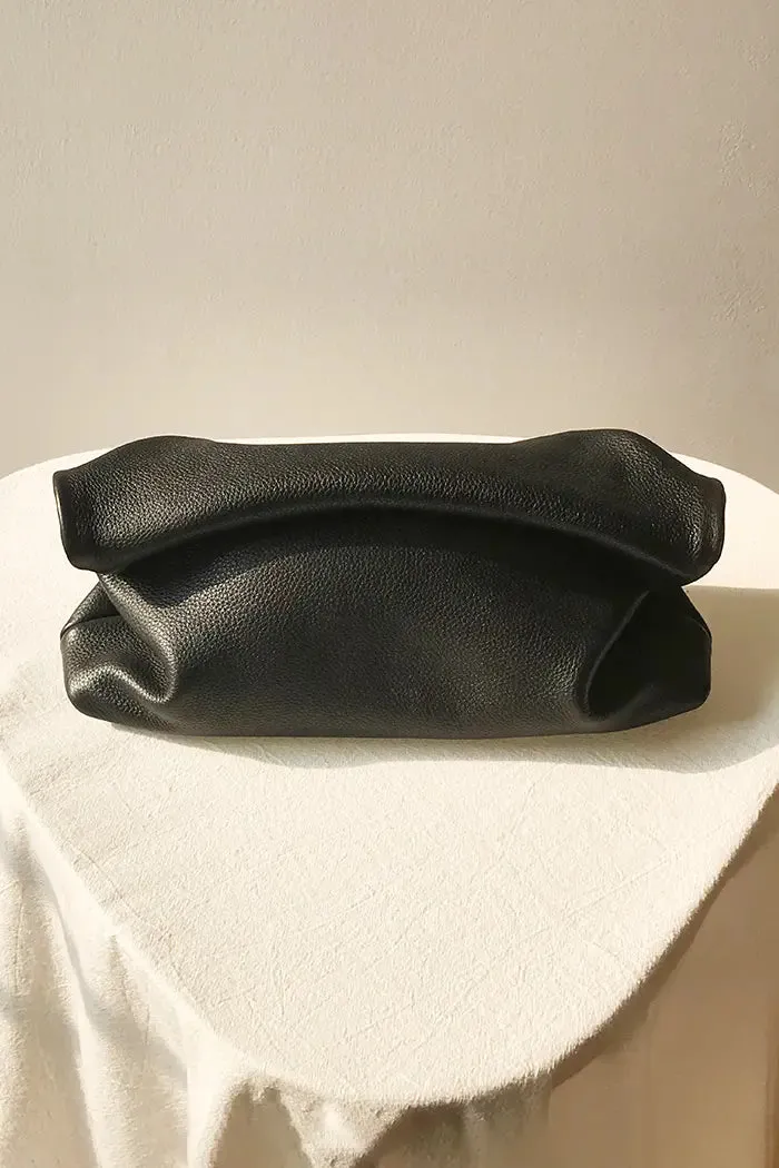 Chic Designer Leather Clutch Bag