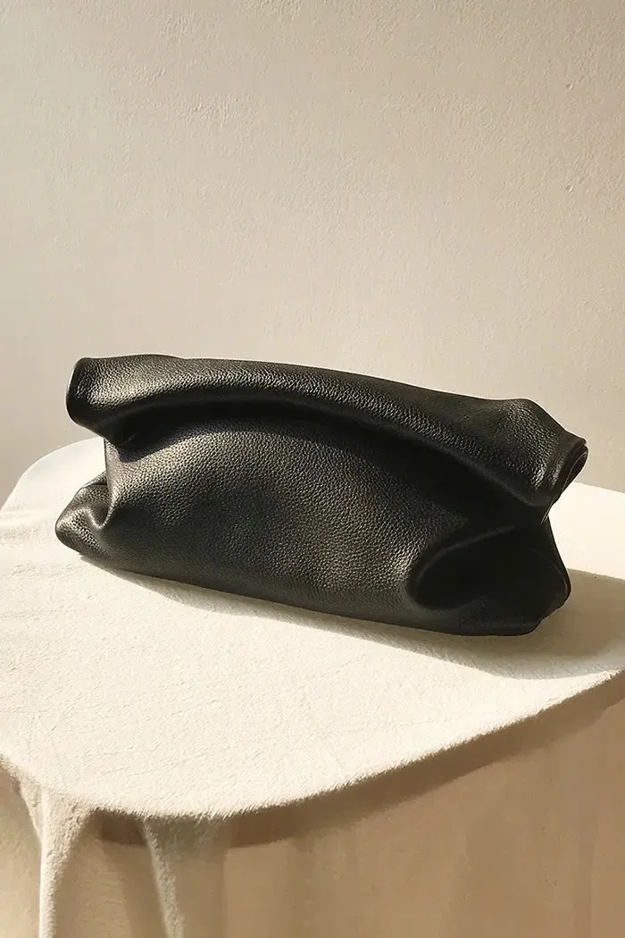 Chic Designer Leather Clutch Bag