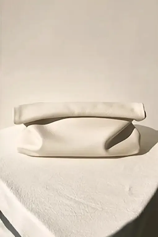 Chic Designer Leather Clutch Bag
