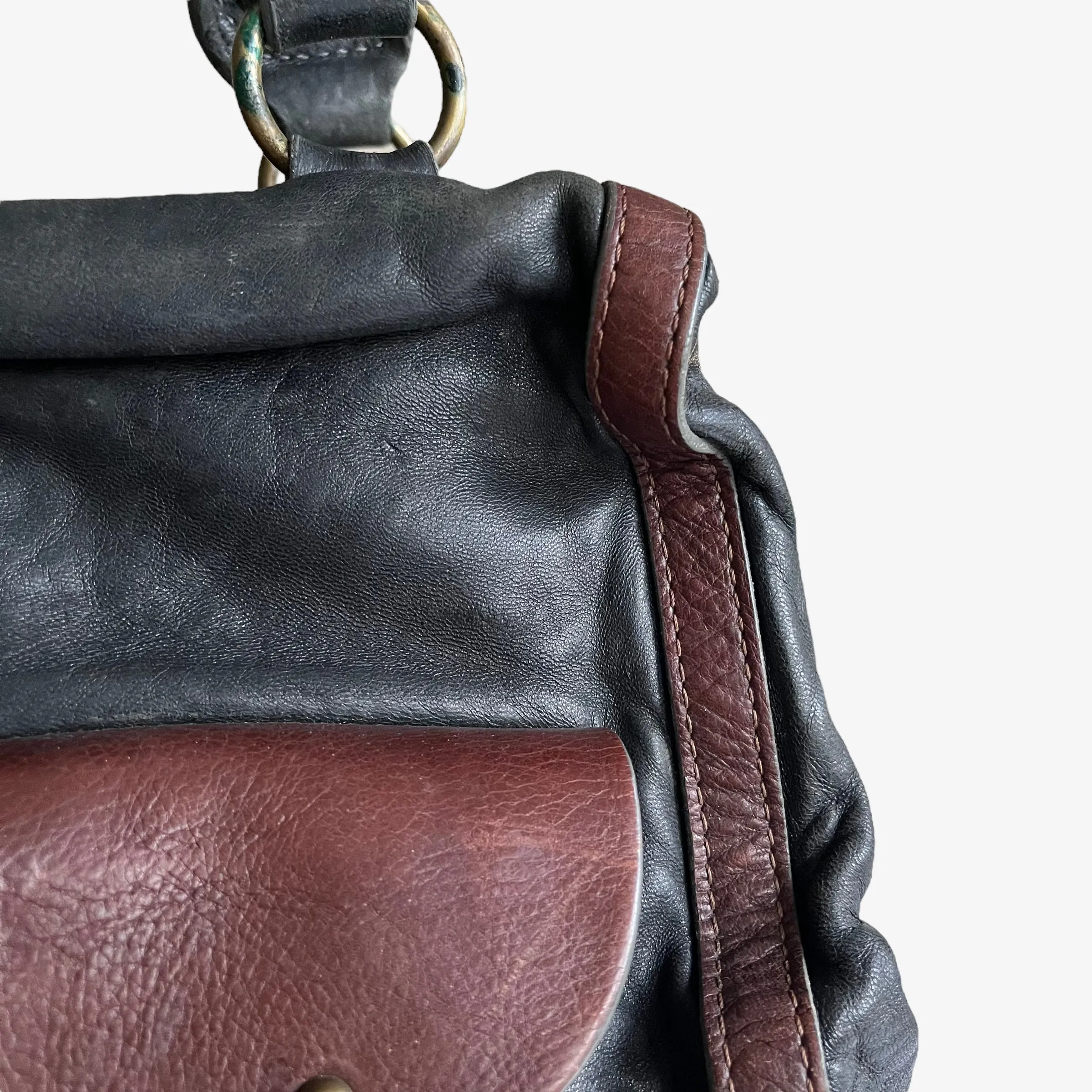 Chloé Double Frame Maggie Leather Shoulder Bag