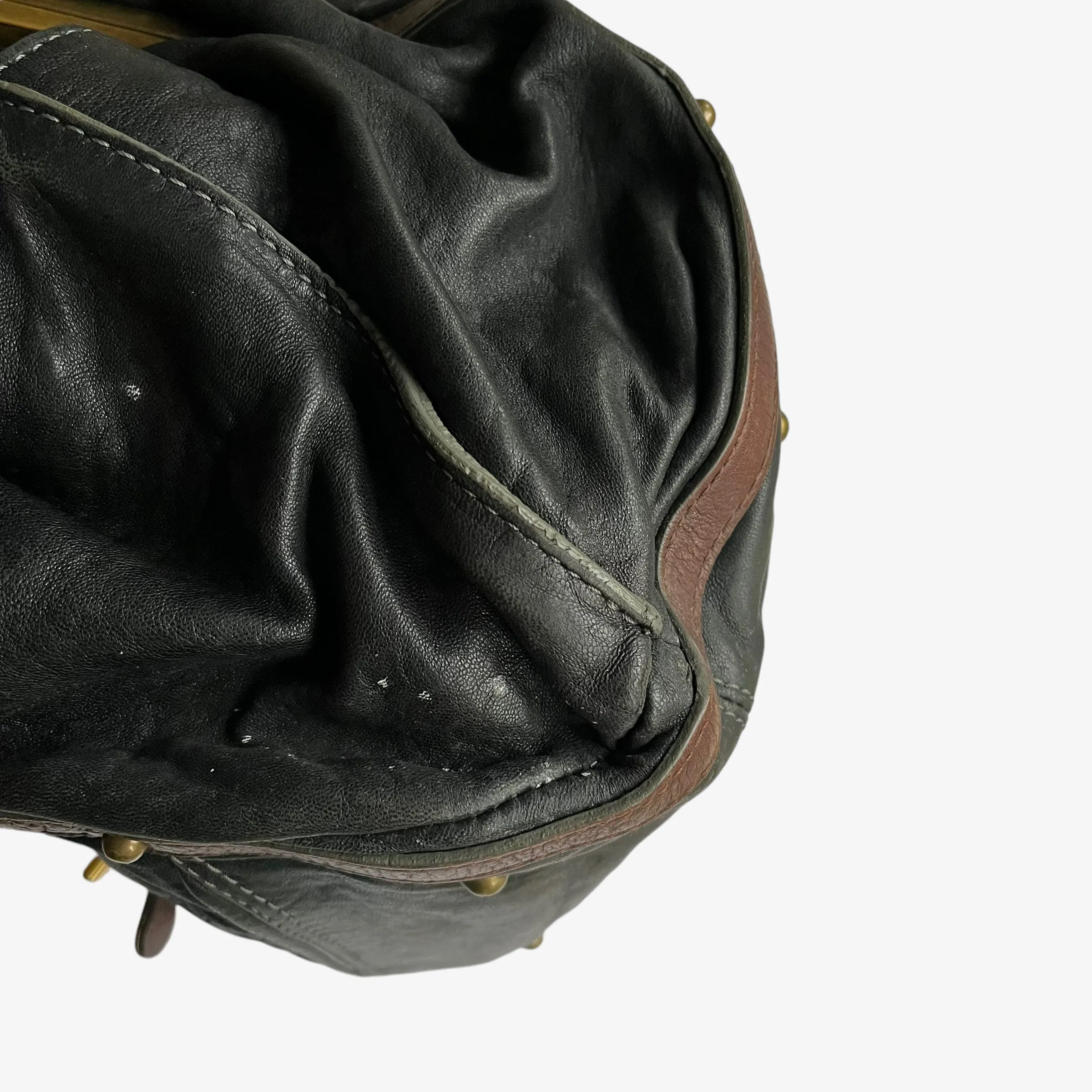 Chloé Double Frame Maggie Leather Shoulder Bag
