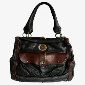 Chloé Double Frame Maggie Leather Shoulder Bag