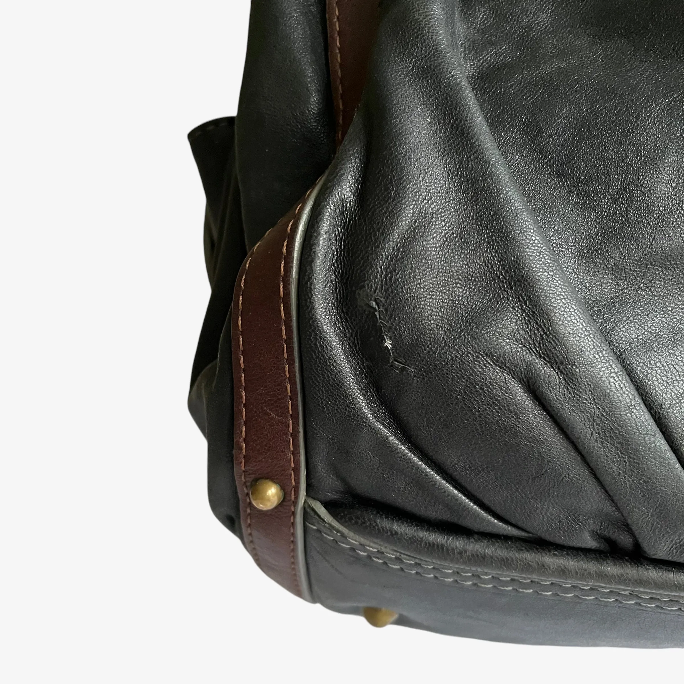 Chloé Double Frame Maggie Leather Shoulder Bag