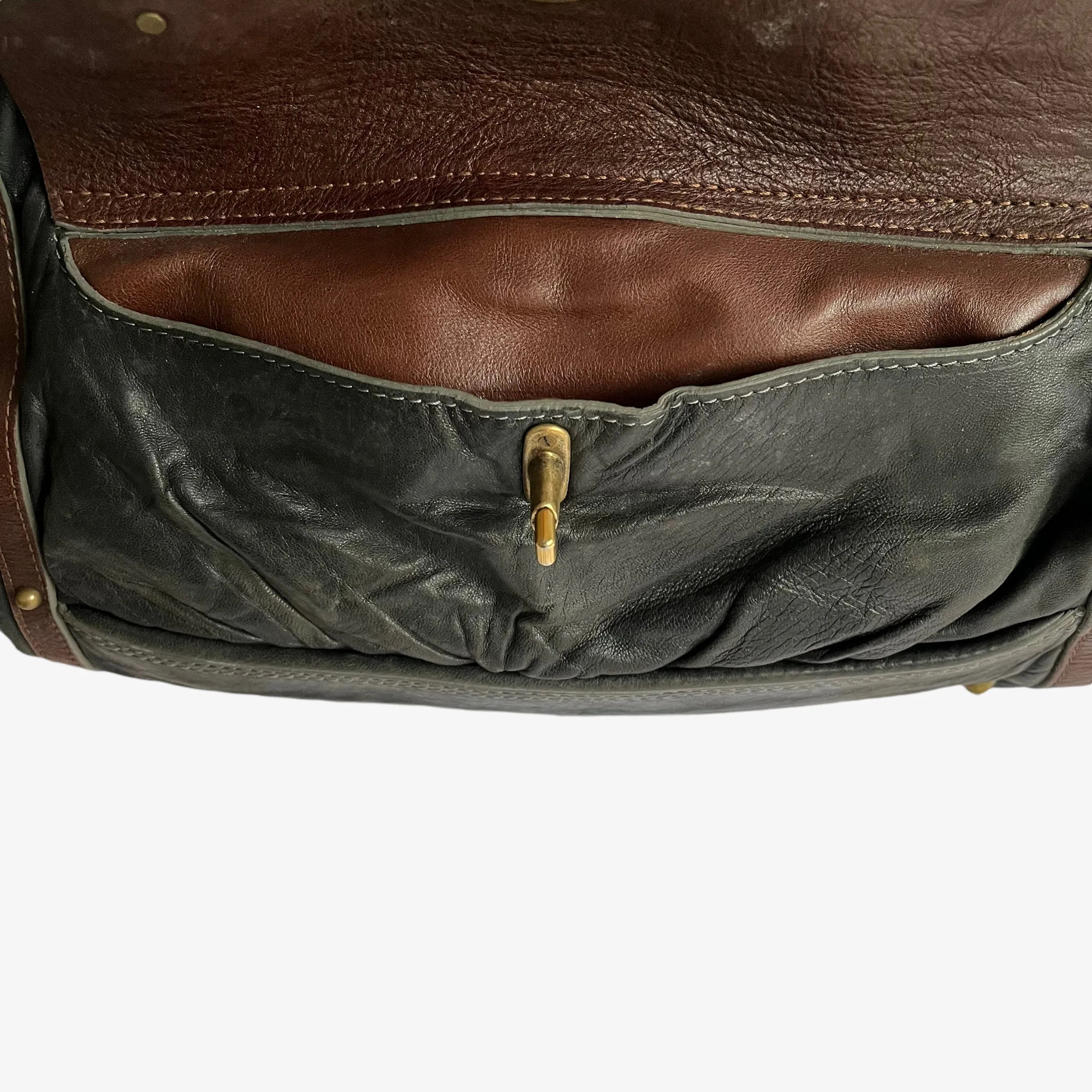Chloé Double Frame Maggie Leather Shoulder Bag