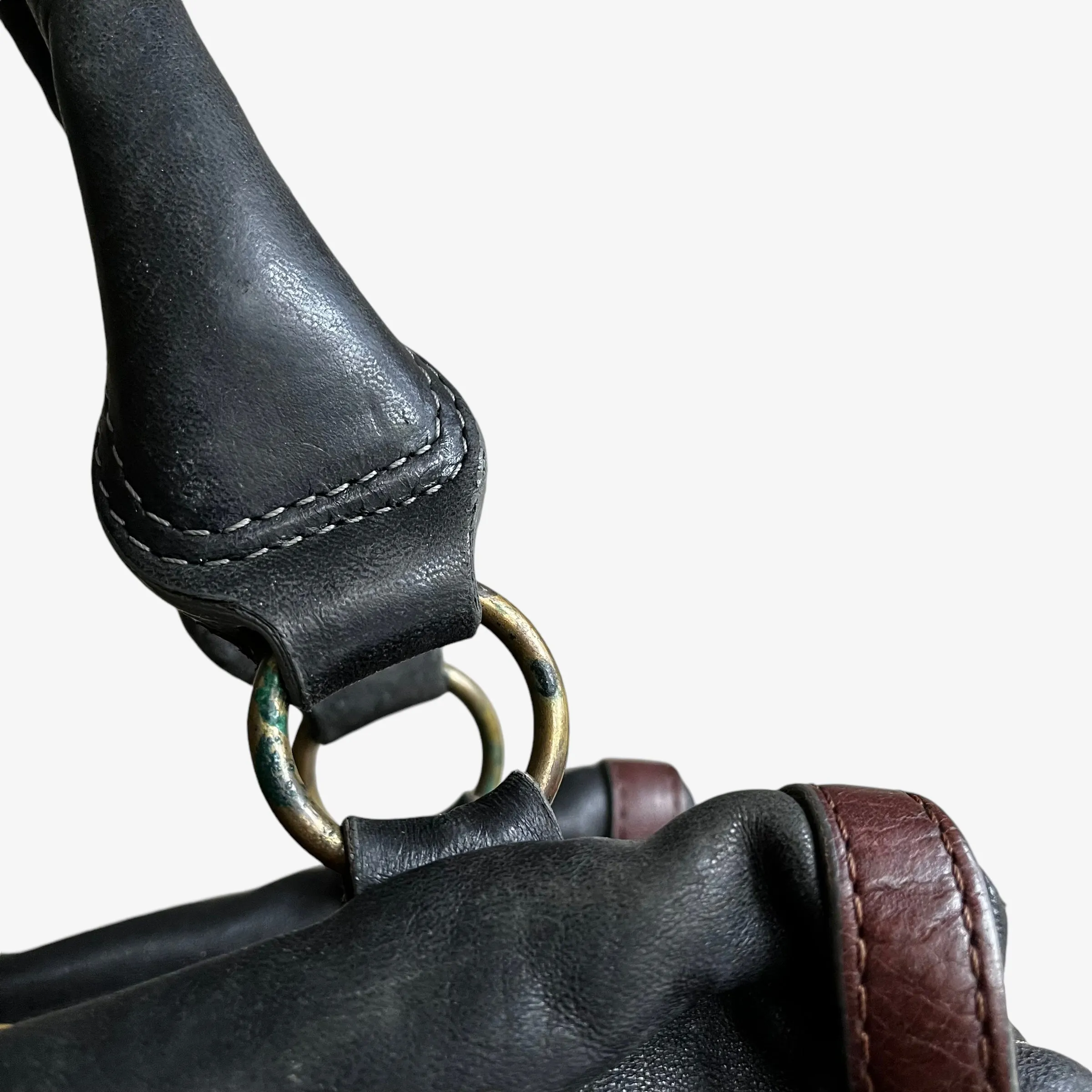 Chloé Double Frame Maggie Leather Shoulder Bag