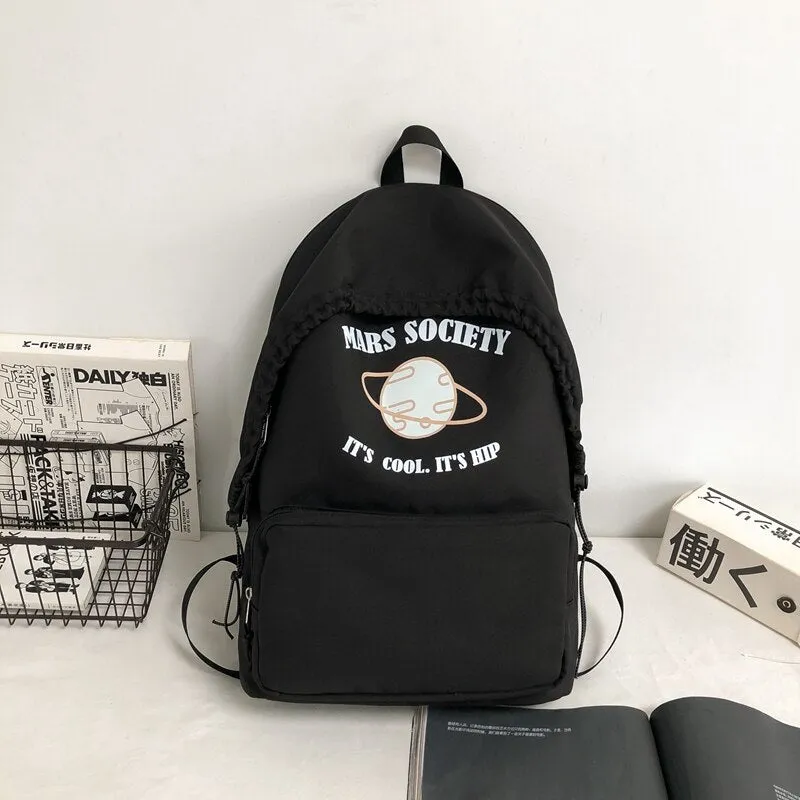 Christmas Gift Women Men Backpack Female Harajuku School Laptop Bag College Lady High Capacity Casual Boys Backpack Fashion Book Bag Student