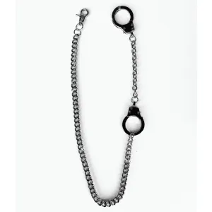 Chrome Handcuffs Wallet Chain 30"