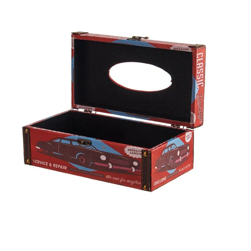 Classic Garage Tissue Box