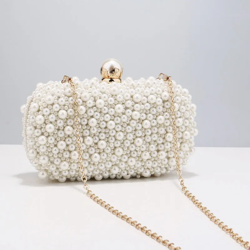 Classic Pearl Clutch Bag