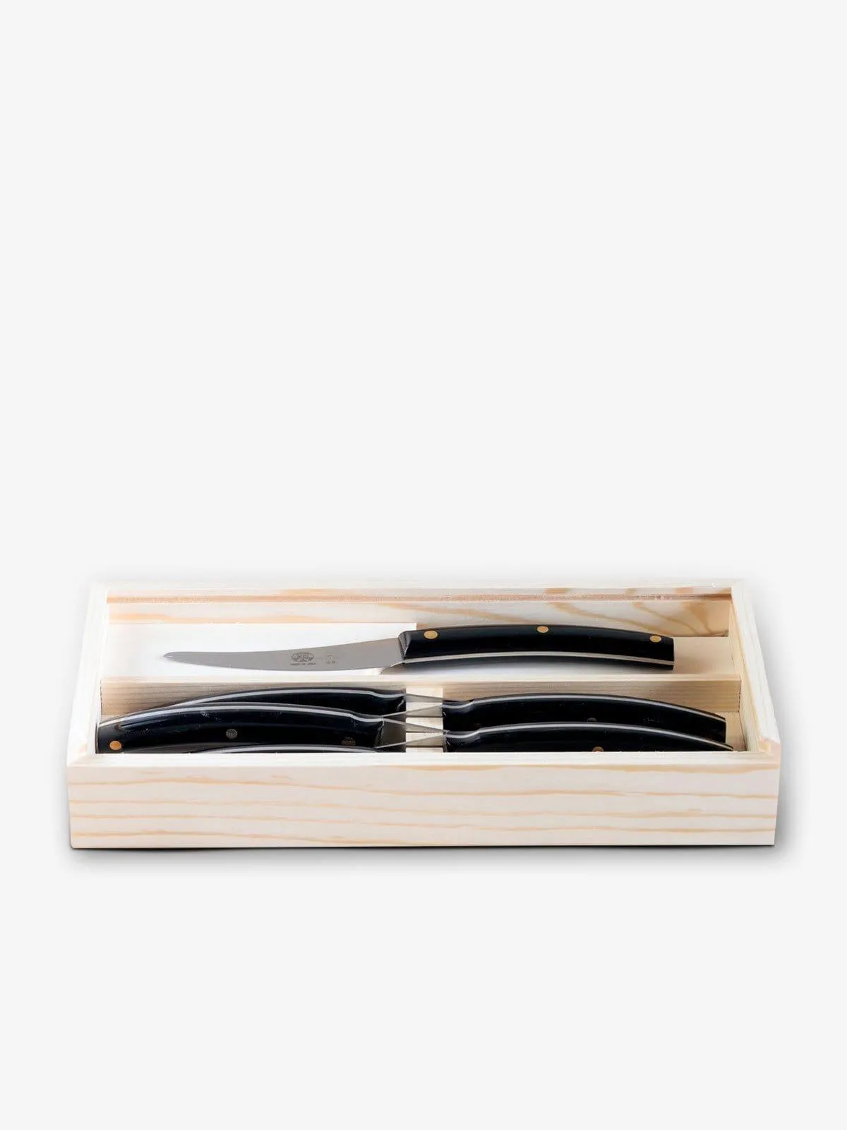 Convivio Nuovo Steak Knife Set by Berti Black