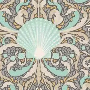Cotton Beach Scallop Shell Grey