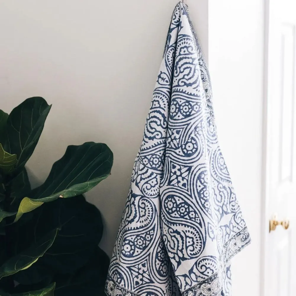 Cotton Paisley Bathrobe