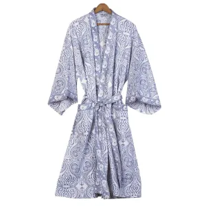 Cotton Paisley Bathrobe