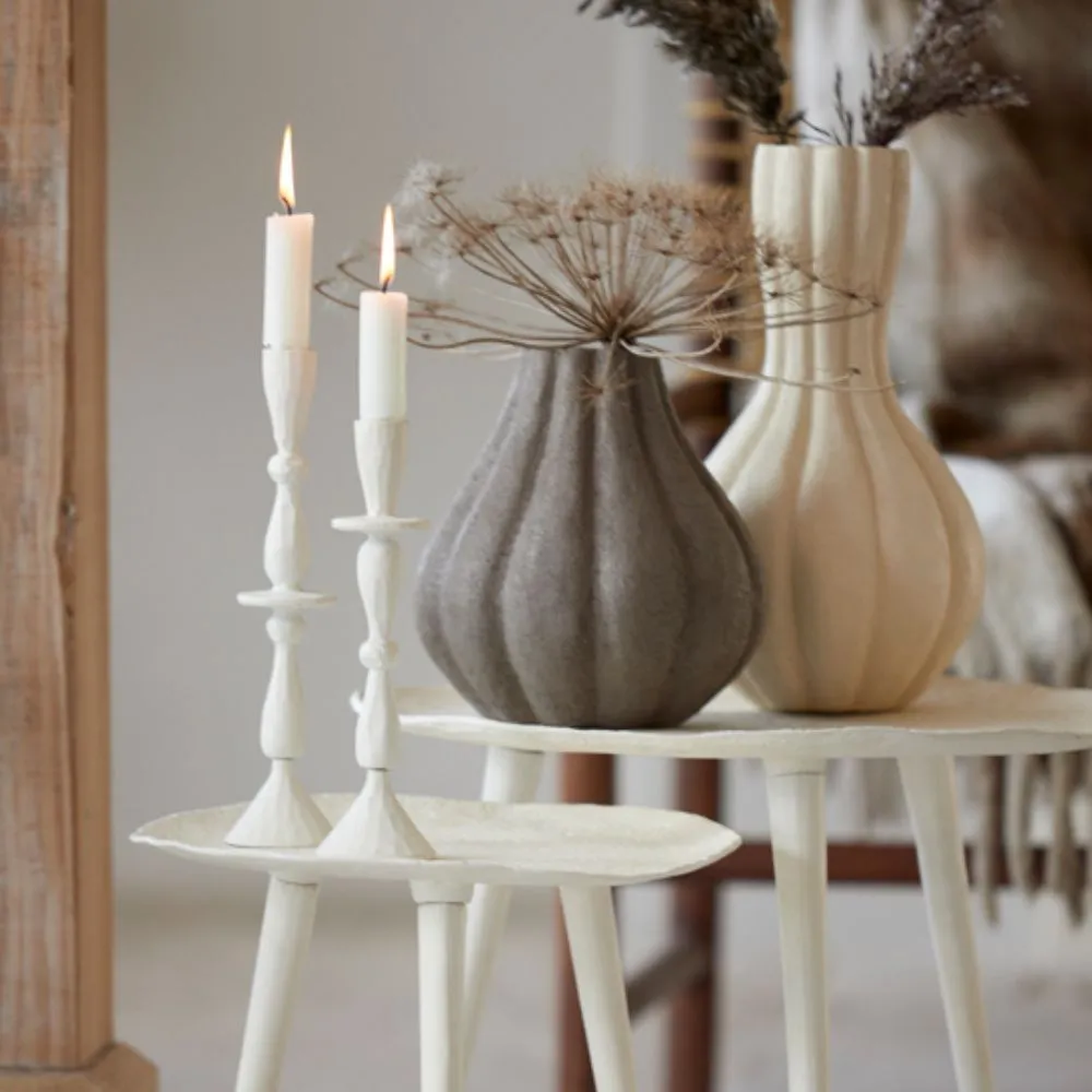 Cressida Candle Holder - Cream