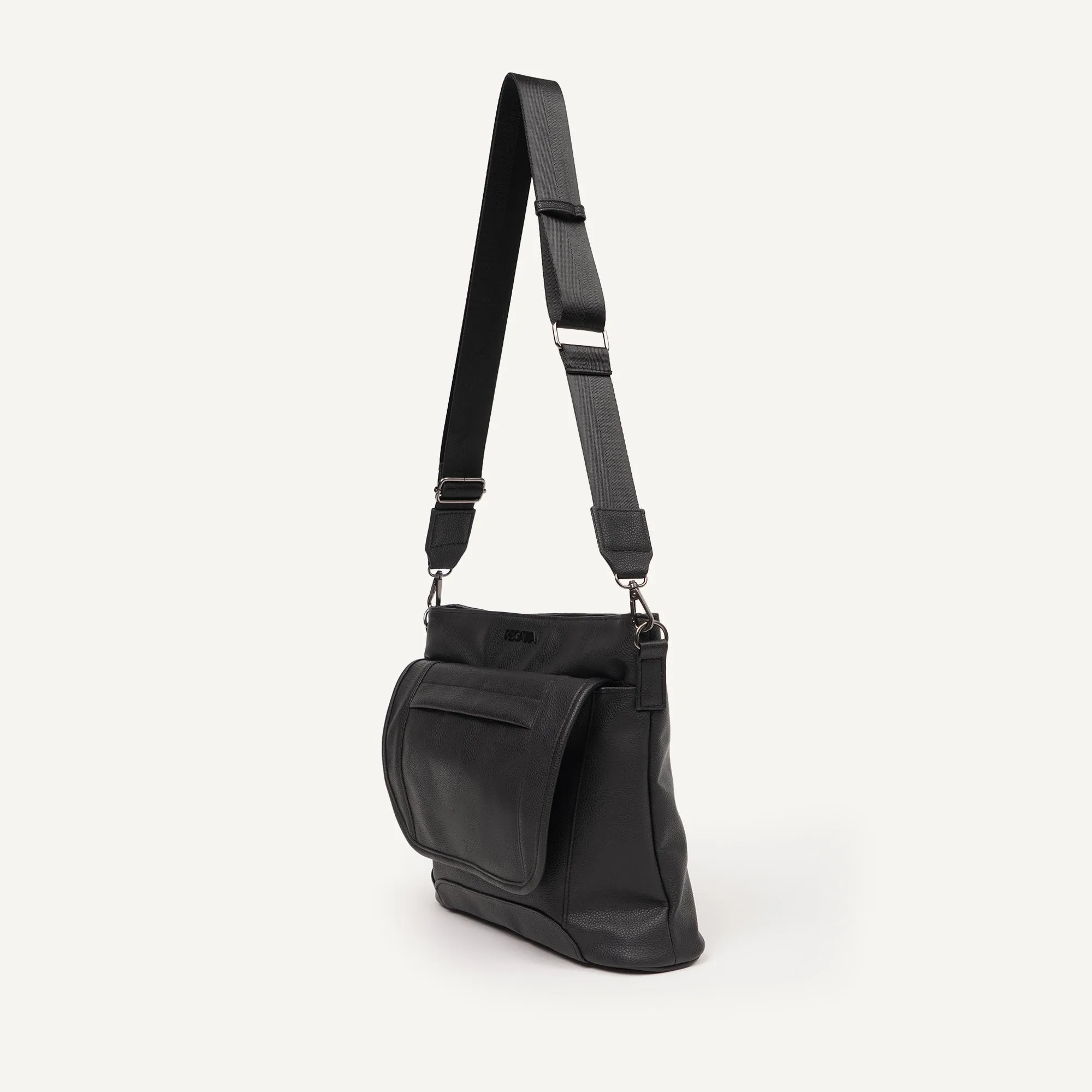 Crossbody Bag With Front Flap