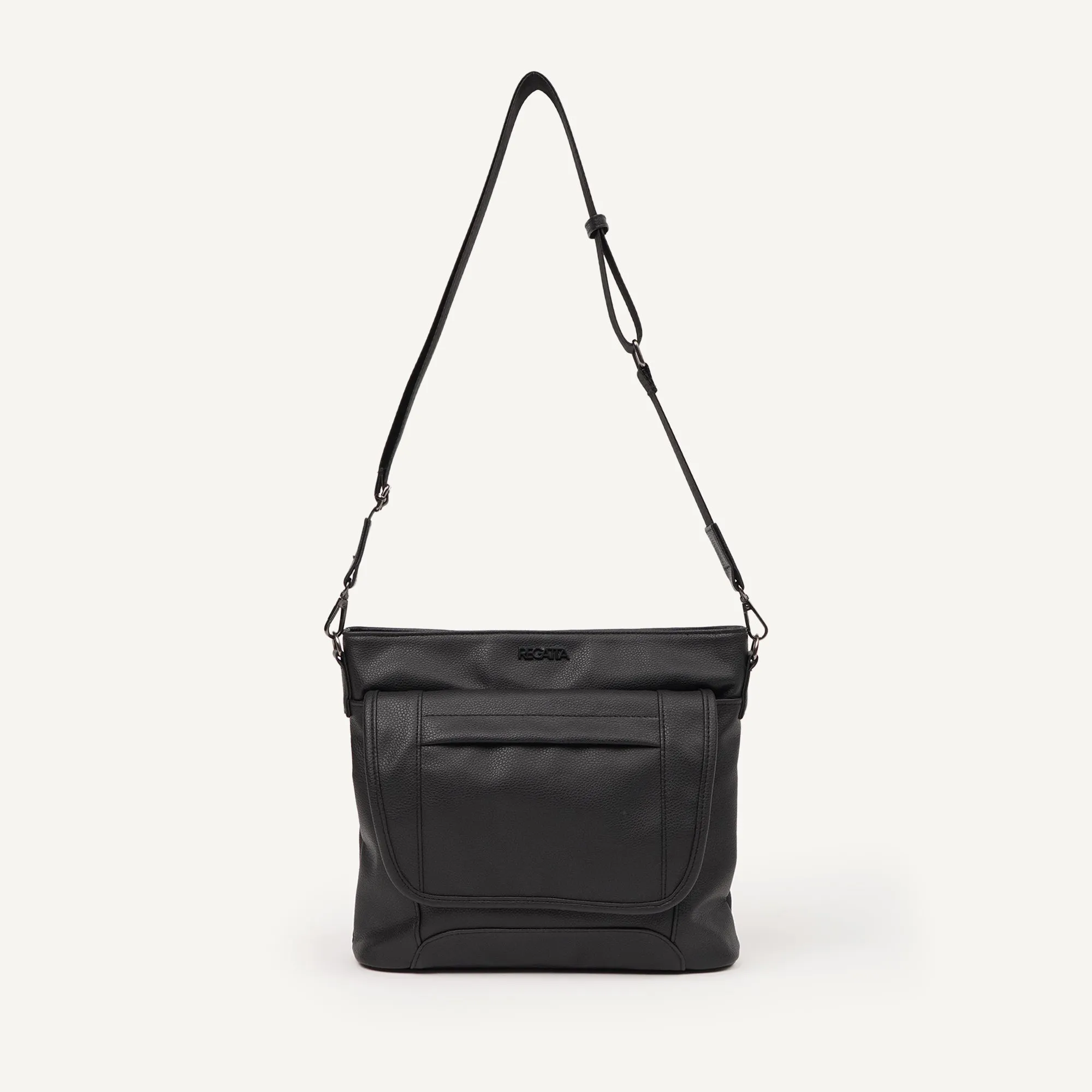 Crossbody Bag With Front Flap