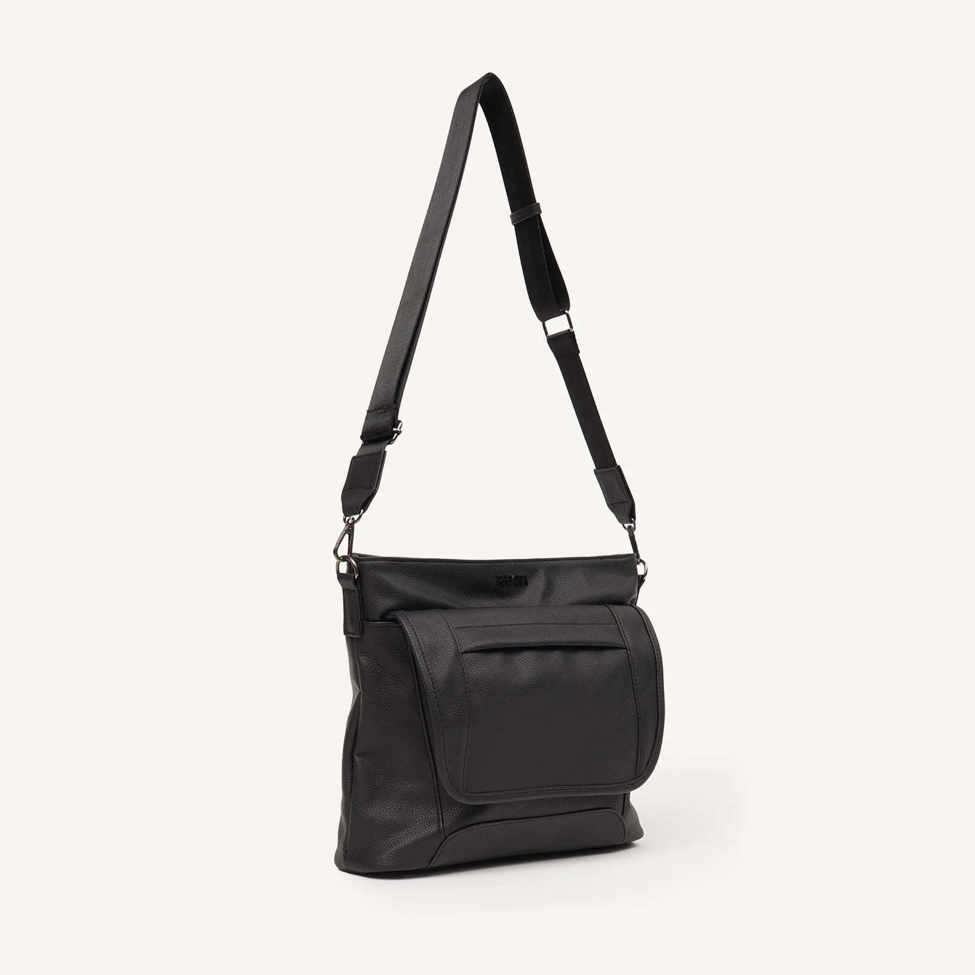 Crossbody Bag With Front Flap