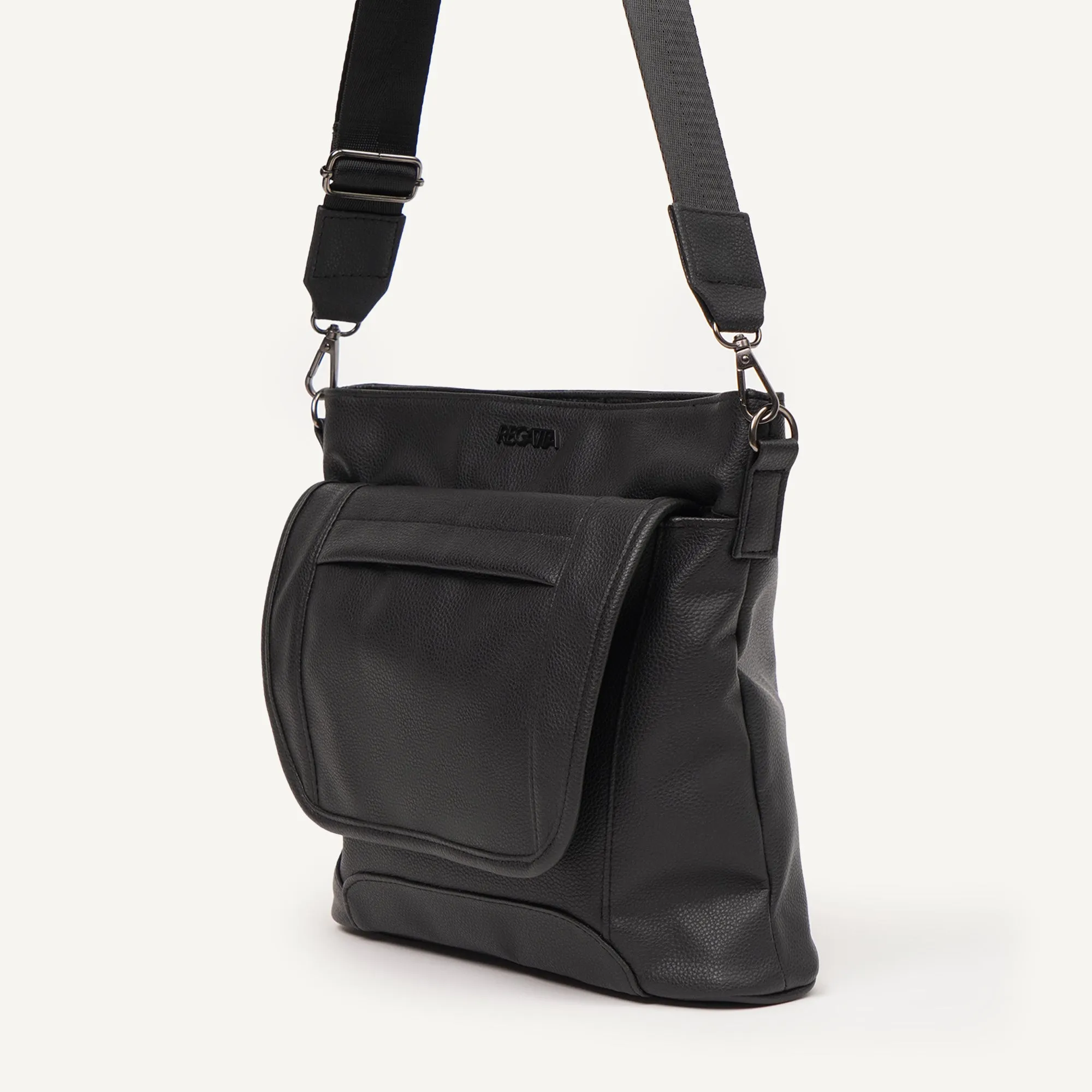 Crossbody Bag With Front Flap